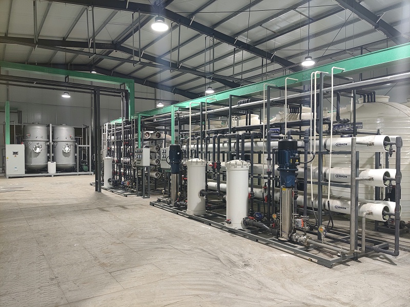 水清木華低溫蒸發(fā)器項目現(xiàn)場