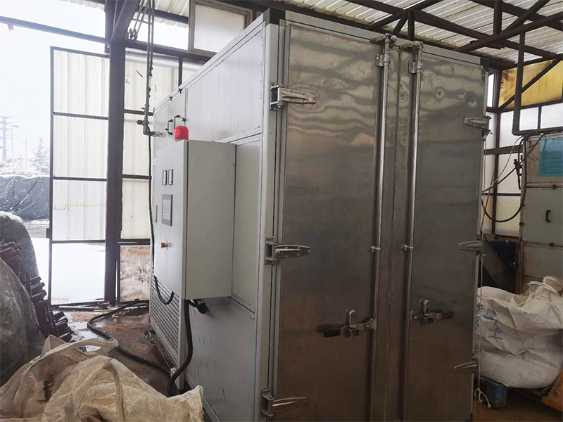 高麗鋼線污泥干化現場（箱式機）