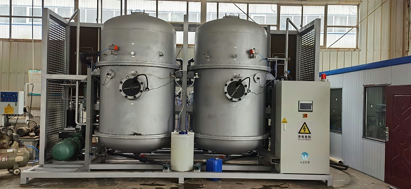 電鍍廢水RO濃水低溫蒸發(fā)項(xiàng)目現(xiàn)場(chǎng)