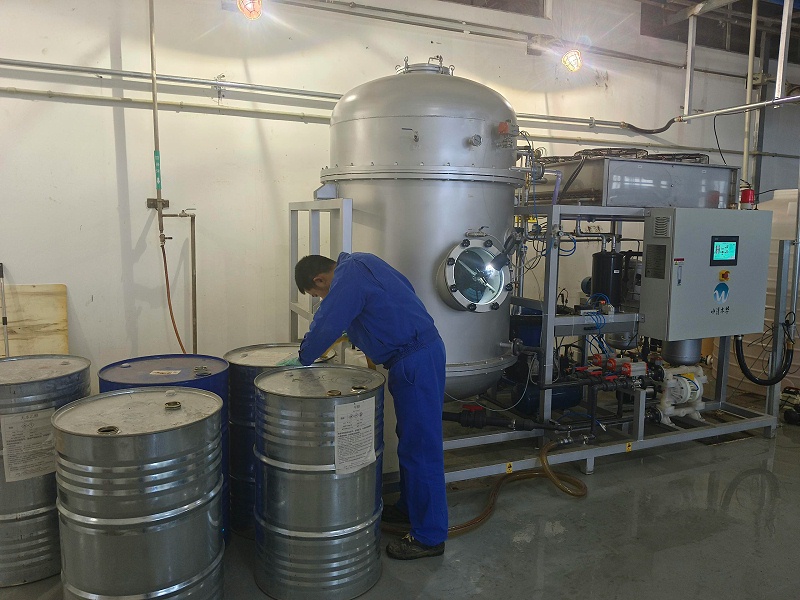 切削液低溫蒸發器項目現場